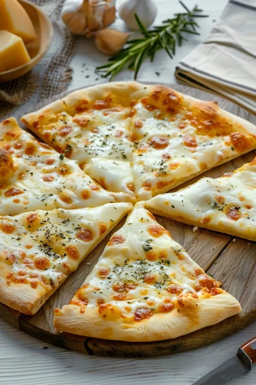 elaboracion pizza 4 quesos