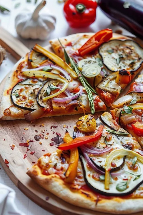 elaboracion pizza vegetariana