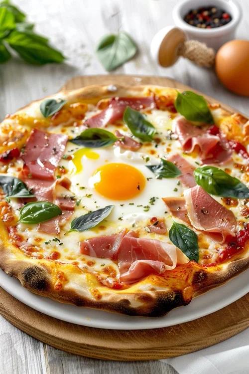 Pizza con huevo: receta casera