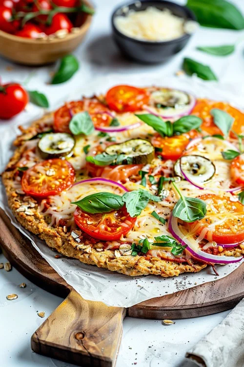 Pizza de avena: receta sencilla y saludable