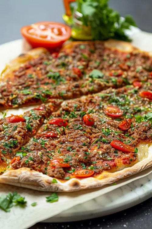 Pizza turca (Lahmacun): receta tradicional