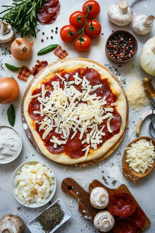 Ingredientes y recetas de pizzas caseras