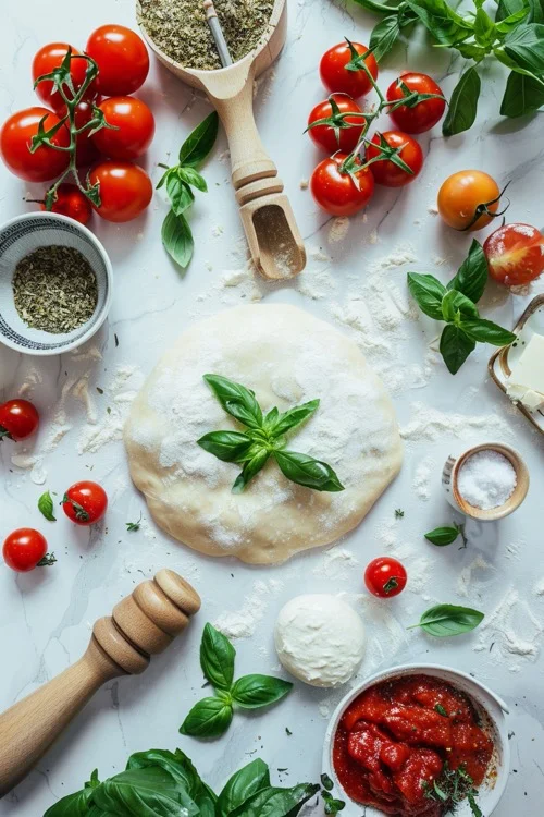 ingredientes pizza italiana casera